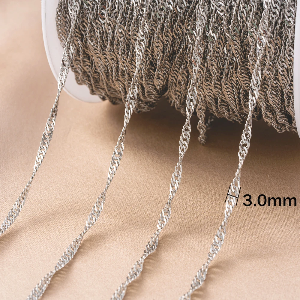Corrente de Aço Inoxidável Dou - Jewelry Making Singapore avaliação e preço