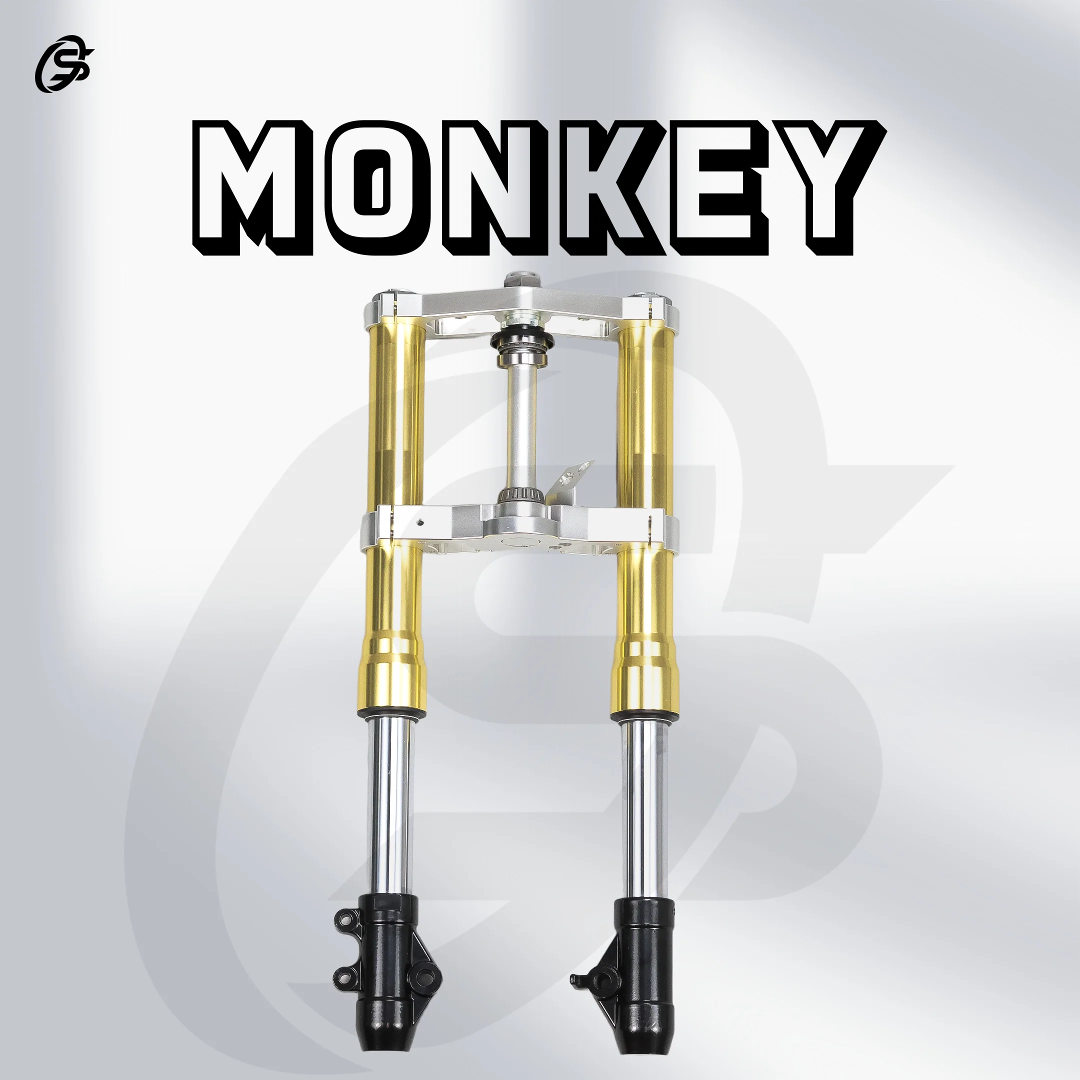 Z50 Golden Front Shock Absorber Set Monkey Fork Kit CNC Set Motorcycles Parts Rebound Speed Adjustable