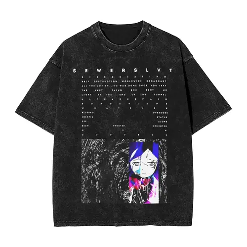 Sewerslvt We Had Good Times Together, camisetas lavadas, ropa de calle para hombres y mujeres, camiseta de Hip Hop, camiseta de verano 100% de algodón