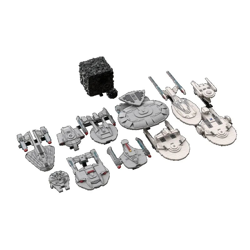 

5484pcs MOC The Battle of Sector 001 Bundle Space Model Building blocks Architecture toys Christmas gifts Education Kids Brick