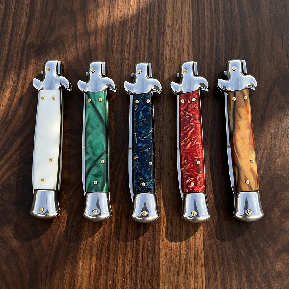 9-inch Pocket Knife Folding knife Stainless steel blade Outdoor Hunting Survival Knife Hiking knife self defense tactical knife Camping Fishing Tools Knife EDC Knife image 8