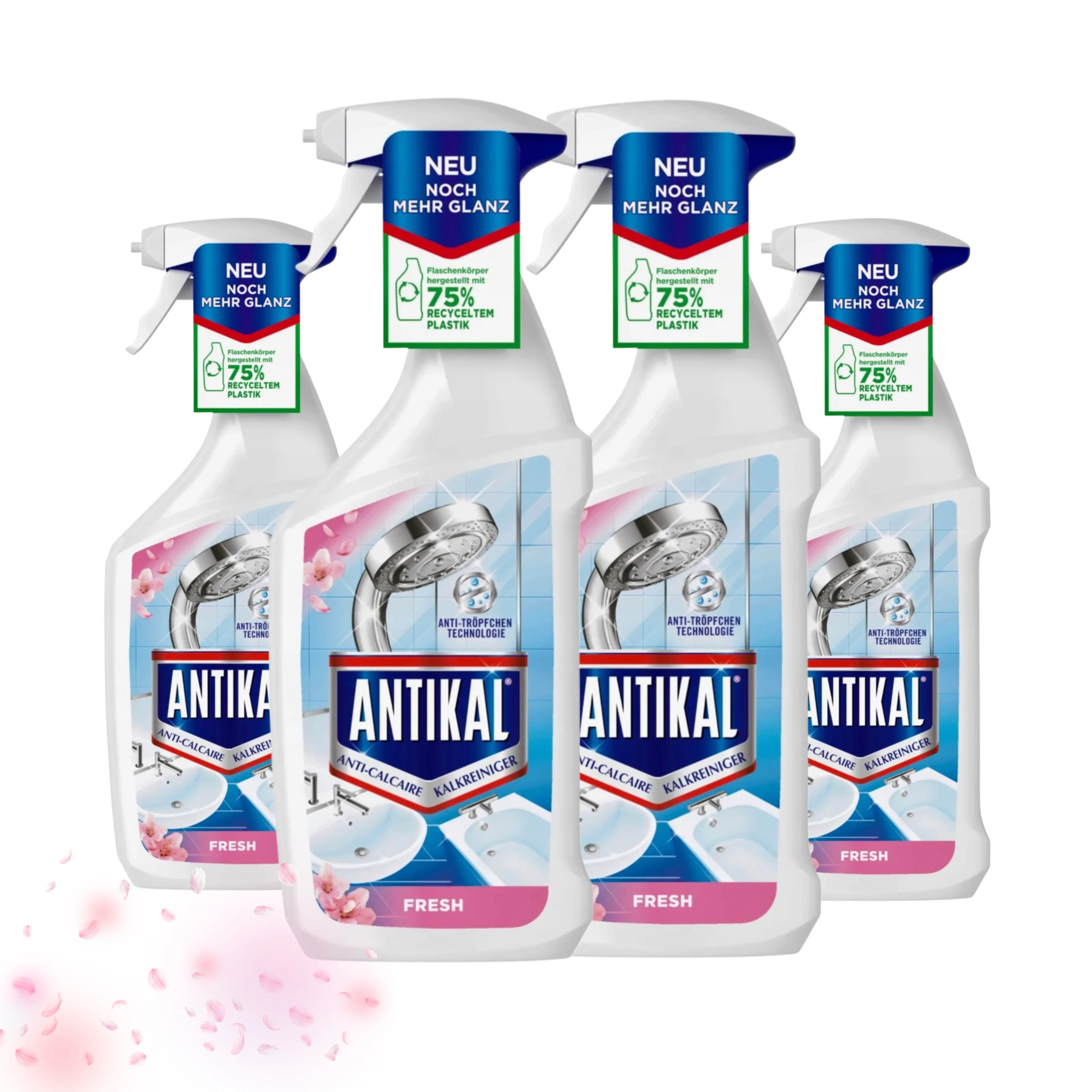 ANTIKAL Fresh Bathroom Rescaler Spray 4x700ml ORIGINAL DE