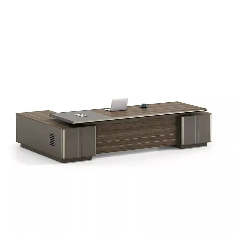 The boss's office desk is spacious and the CEO's desk is 3.2 meters large, providing a single person office