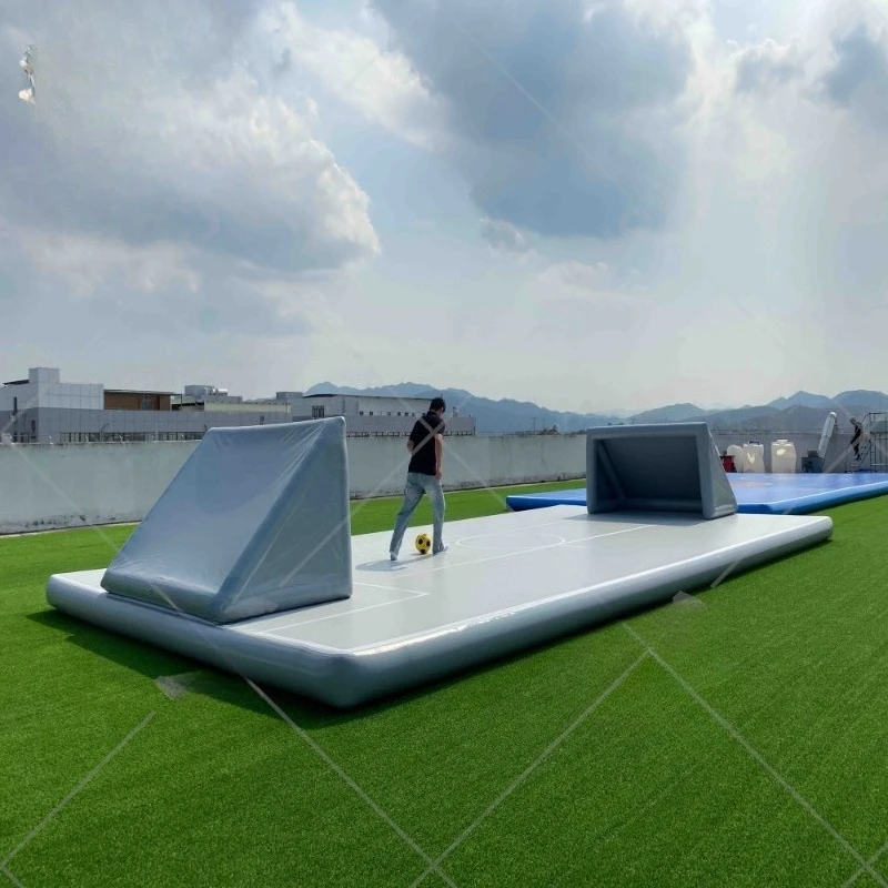 Inflatable football field 0.9mm thickness 2 years warranty including hair dryer