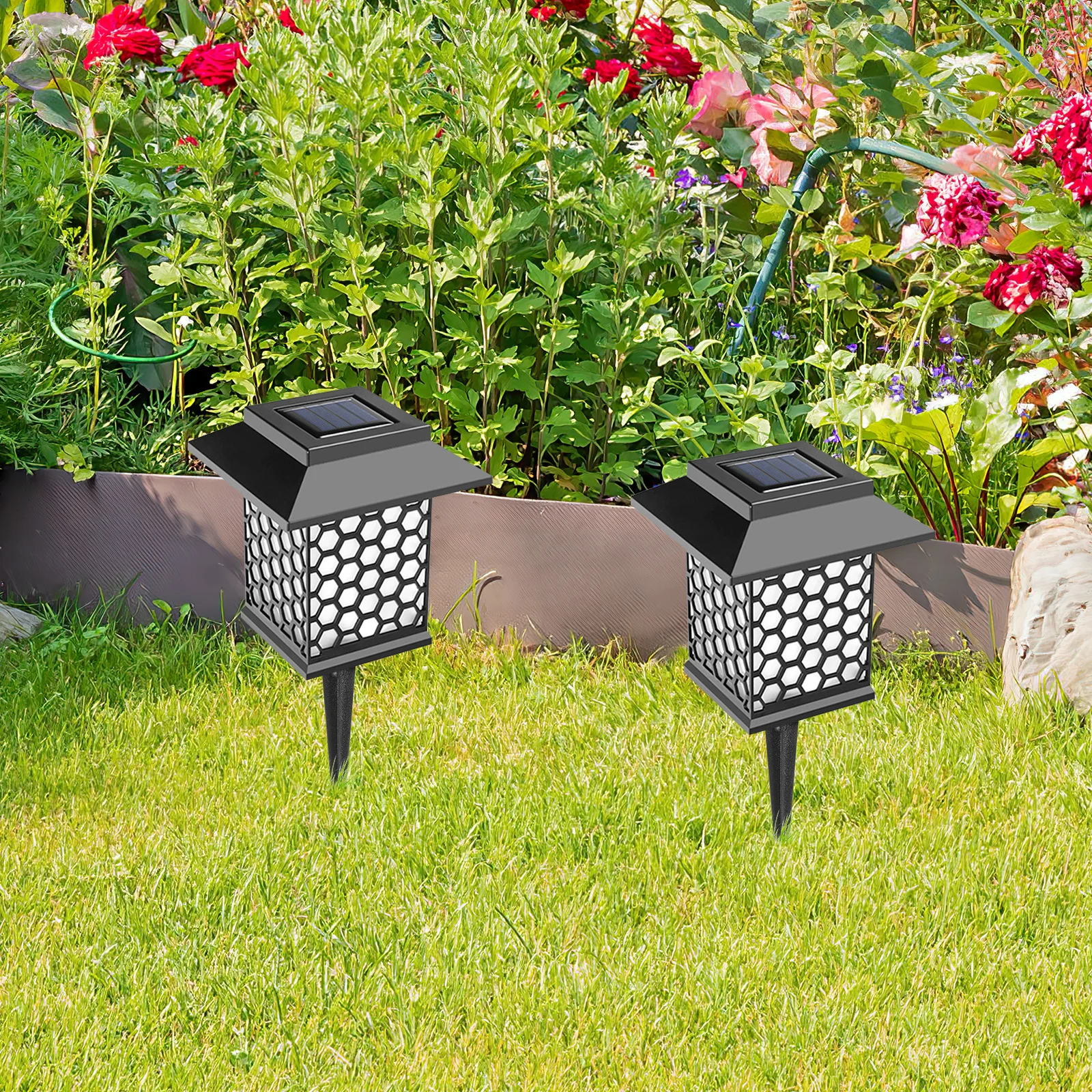 

6pcs 16CM Garden Stakes Lawn Lamp Accessories Solar Lights M5 Screws Plastic Durable Portable Storage Path Landscape