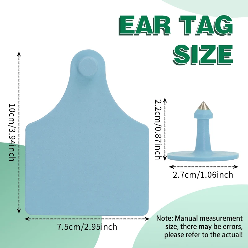 牛用大型耳標、TPU素材、改ざん防止耳標