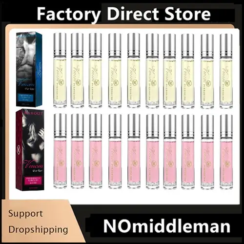 남성 및 여성용 볼 향수, 여성용 페로몬 에센셜 오일 향수, 이성 지속 향수, 10X 