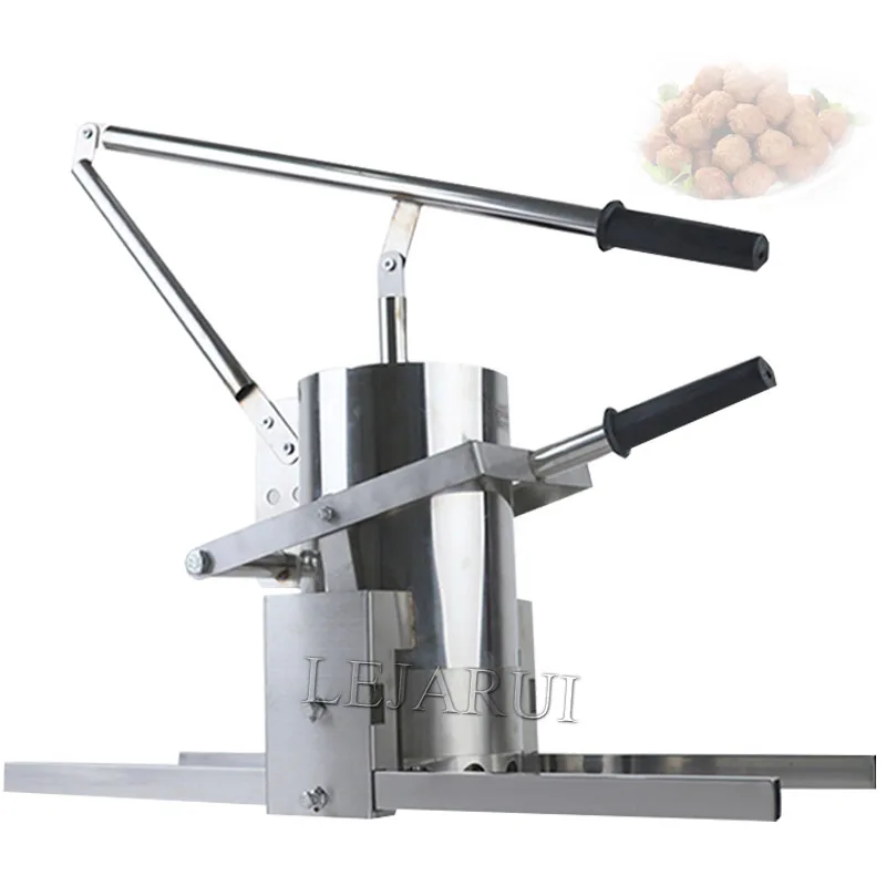 Manual Meatball Machine Commercial Household Fish Meatball Shrimp Ball Forming Machine Stainless Steel Meatball Maker