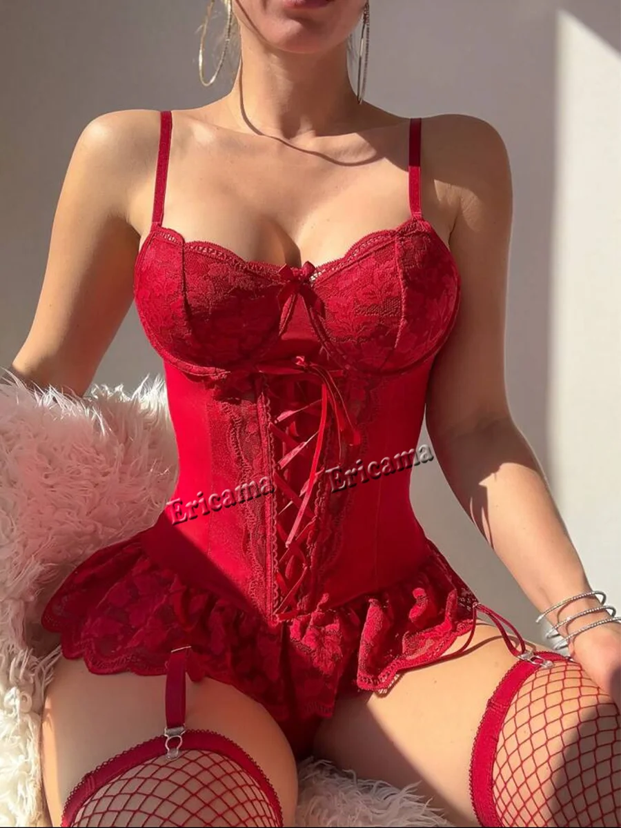 Новое горячее женское белье, ультра сексуальное горячее кружевное романтическое нижнее белье, сексуальный комплект с бюстгальтером и трусиками с подвязками, комплекты сексуального нижнего белья без чулок