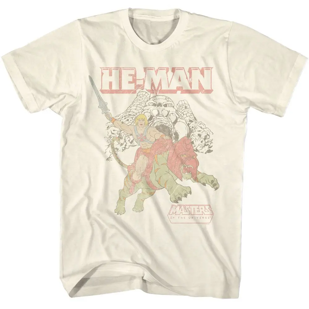 Masters Of The Universe He Man And Battle Cat At Castle Grayskull TV T Shirt