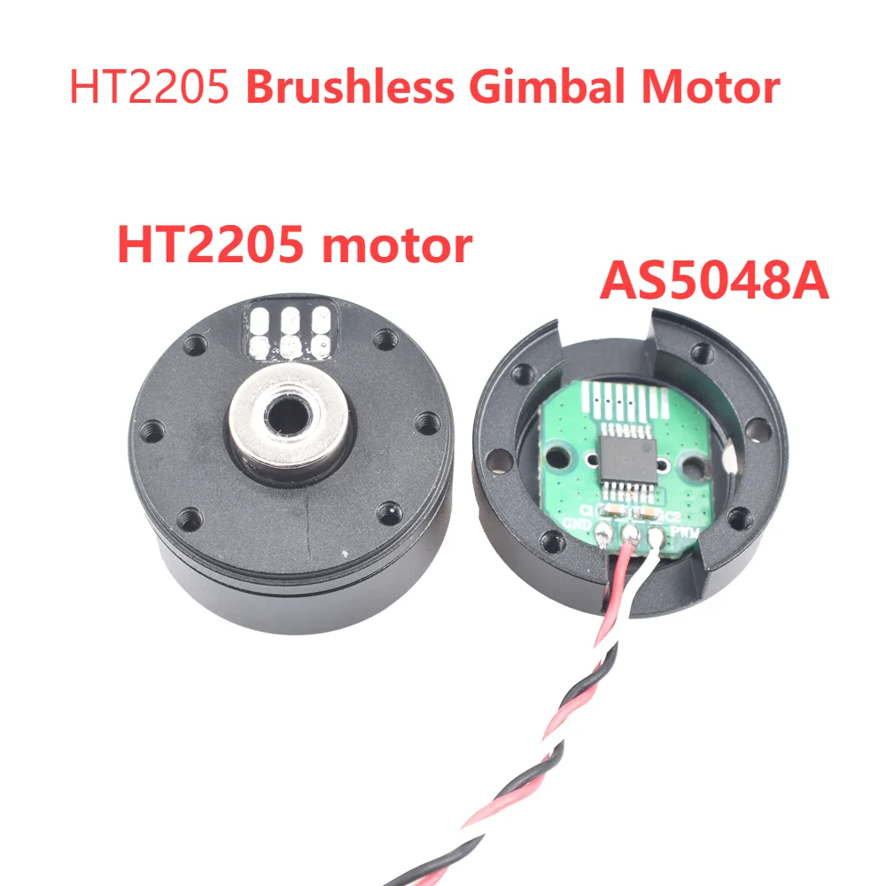 

Бесщеточный карданный двигатель 12 В, 800 об/мин, HT2205, мини-камера с панорамированием, наклоном и масштабированием, PTZ-двигатель BLDC с 12-14 битным кодировщиком AS5048A/AS5600 для RC