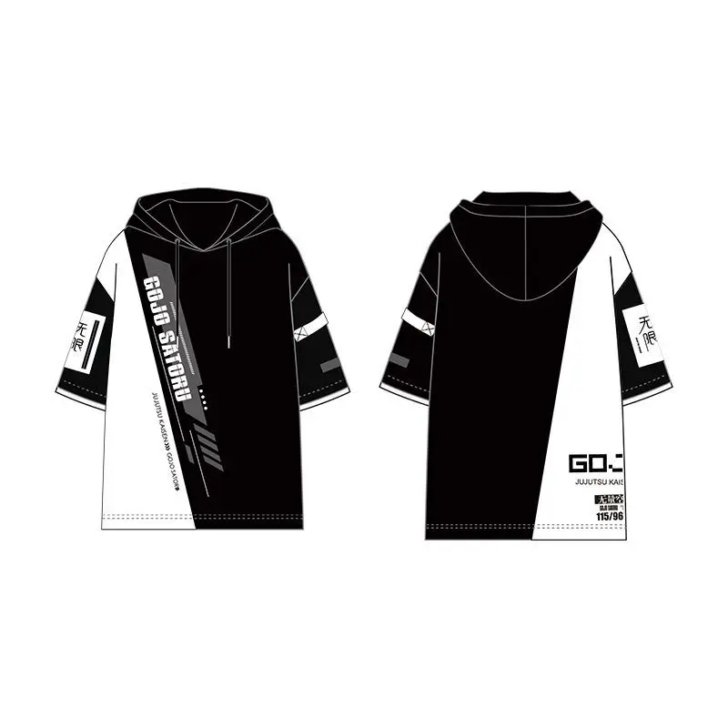 2025 New Move slow Halloween costume knotweed Hisahito anime hoodie Spell back to battle around two yuan short-sleeved hood ★❤♡★