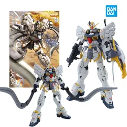 Bandai Original box MG 1/100 EW XXG-01SR Sandrock GUNDAM Model Kit Anime Action Fighter Figure Assembly Toy gift for children