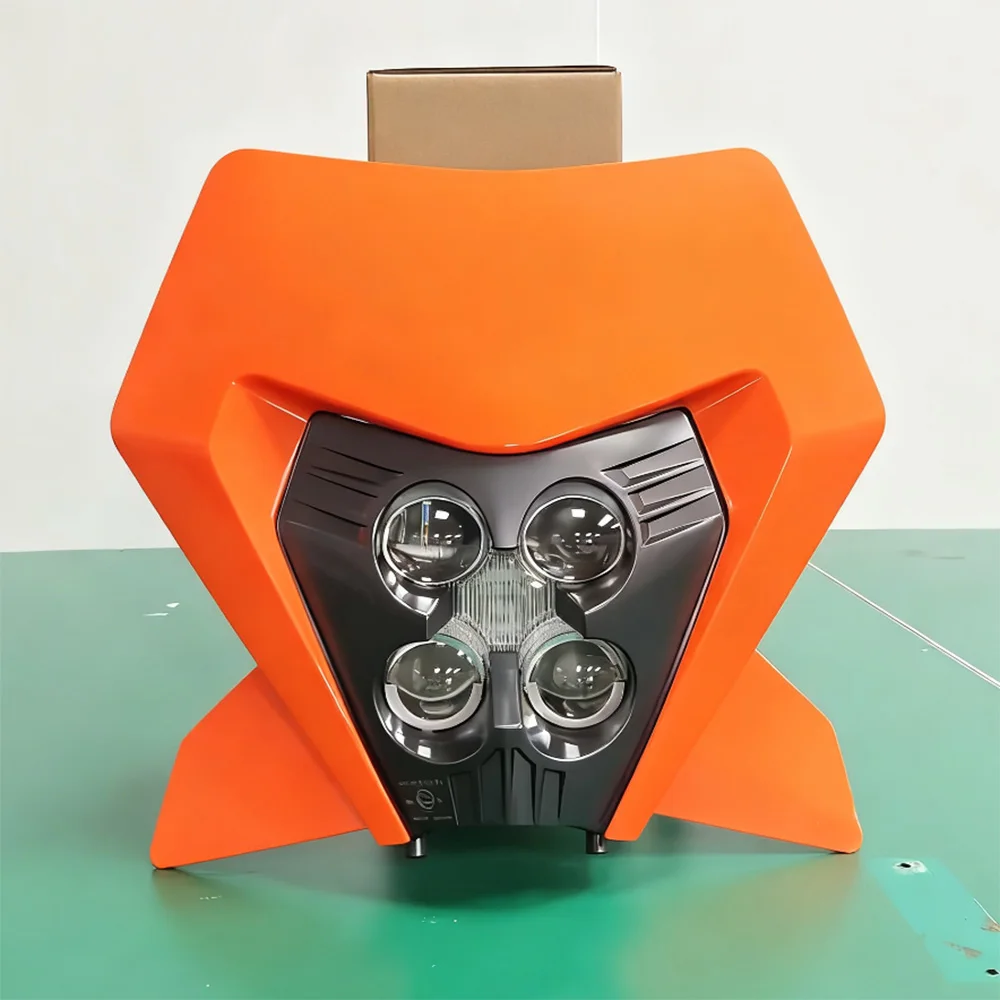 For KTM 500 450 350 300 250 150 EXC EXC-F Six Days Hardenduro 2024 2025 2026 LED Headlamp Mask Motorcycle Light Assembly E24