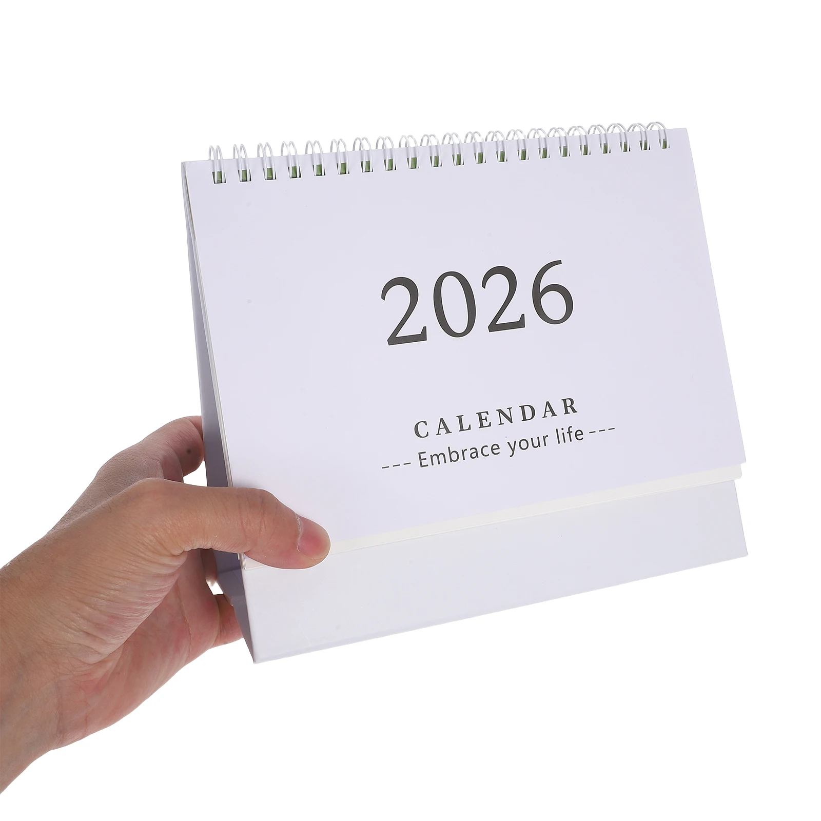 

Маленький настольный календарь 2026, минималистичный флип-планировщик, компактный настольный органайзер для планирования домашнего офиса