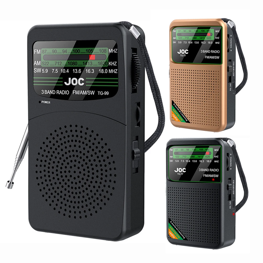 Hot Sale FM Radio Emergency Pocket Radios FM AM SW Type-C Rechargeable Radio Player For Emergency Hurricane Running Walking Home