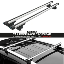 Universal 47.2Inch Car Roof Racks Cross Bars Crossbar Luggage Carrier Anti-theft