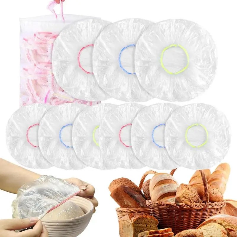 

Bowl Covers For Bread Rising Reusable Bowl Storage Covers Multi-Purpose Food Cover Keeping Bags Stretchable Wrap Cover For Baker