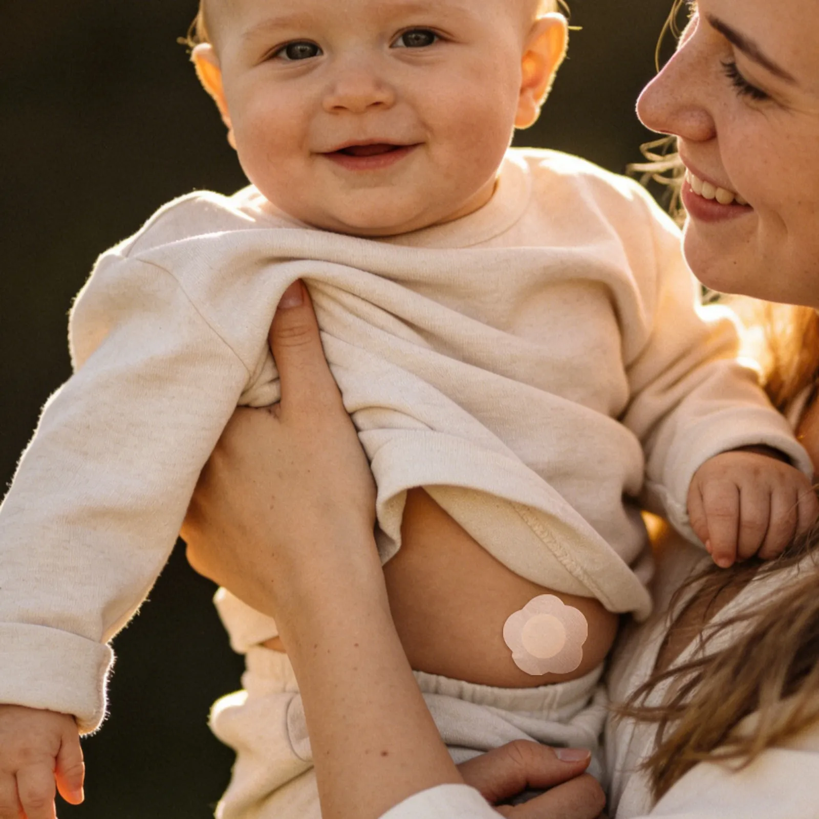 

200Pcs Acupoint Patches Baby Navel Sticker Breathable Self-Adhesive Waterproof Belly Button Patch Infant Abdomen