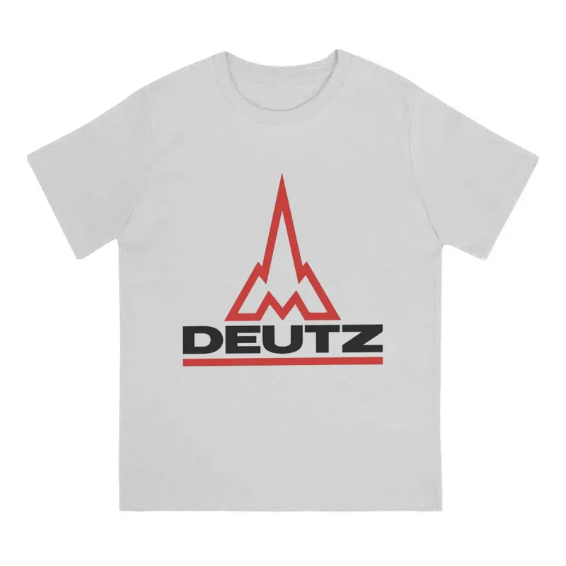 Red Logo Unique TShirt Deutz Fahr Casual T Shirt Summer Stuff For Men Women