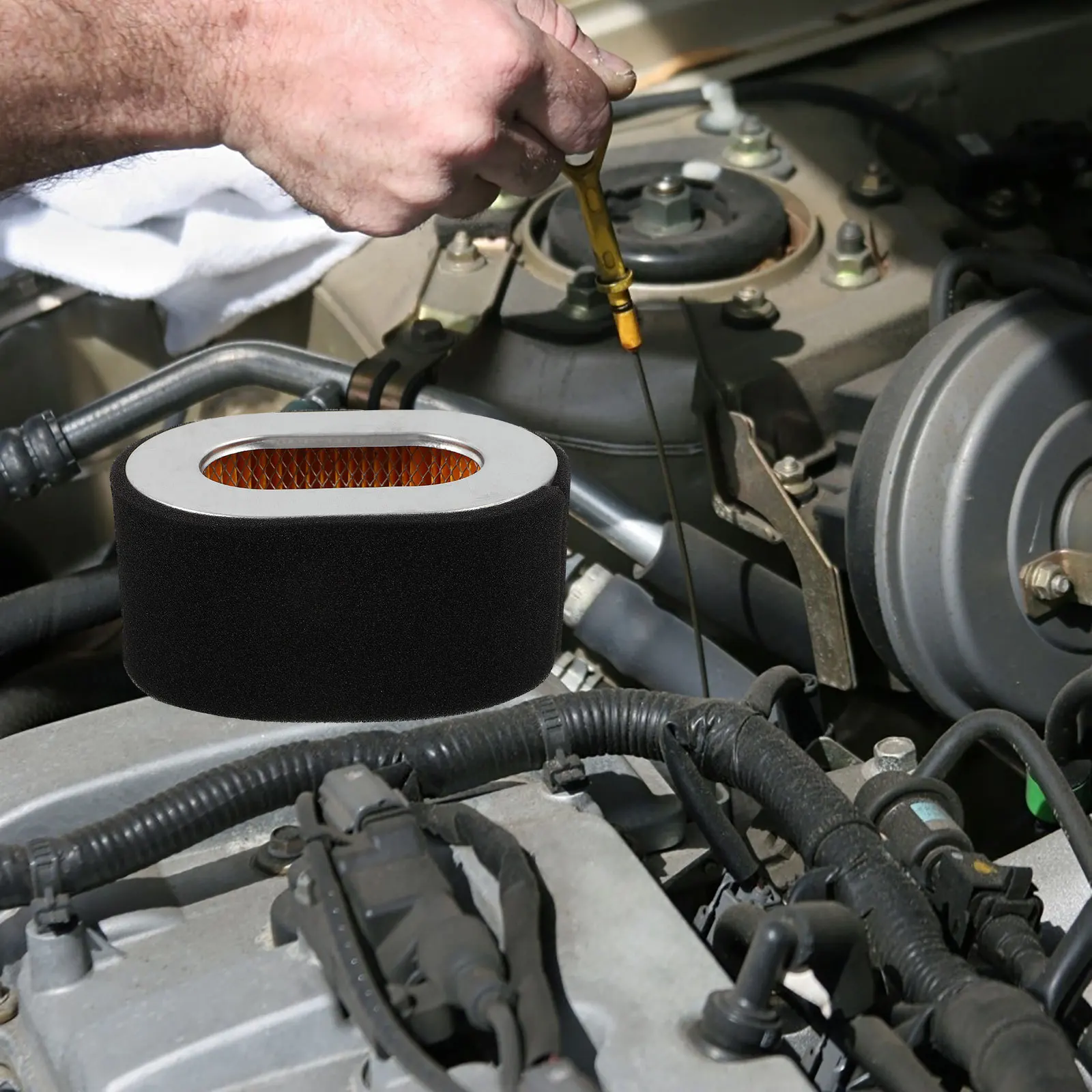 

Air Filter For Motorcycle Cleaner Dirt Bike Replacement Compatible With Pit Bike Motorbike Atv Utv Air