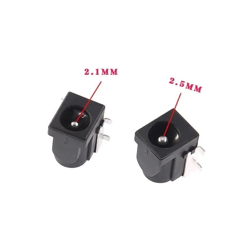 10PCS DC-050 SMD DC-005 5.5X2.1 DC005 5.5*2.51mm DC Power Jack Connector 5.5 x 2.1 mm socket DC050