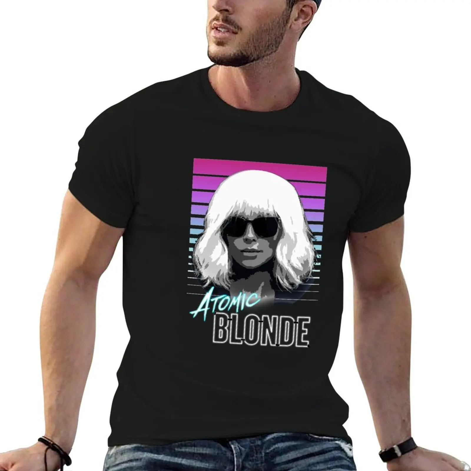 

for personalised man Atomic t shirts men t cotton T-Shirt shirts shirt man casual Blonde t