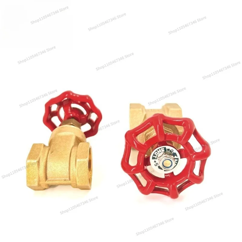 For Full Copper Gate Valve DN15 20 25 50 40 32 Brass Internal Thread Switch Valve 4 Minutes 6 Minutes 1 Inch