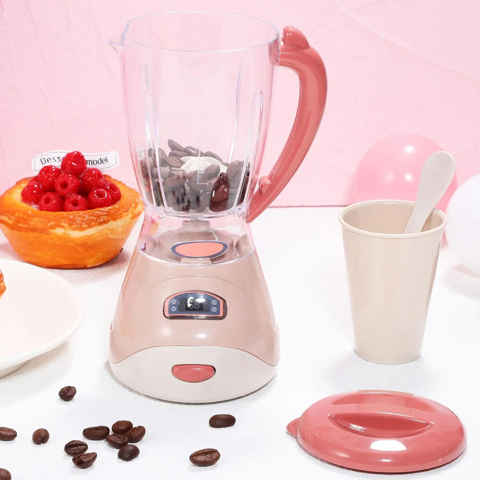 

Electric Small Appliances Toy Blender Kids Pretend Play Kitchen Accessories Mini Juicer Safe Plastic