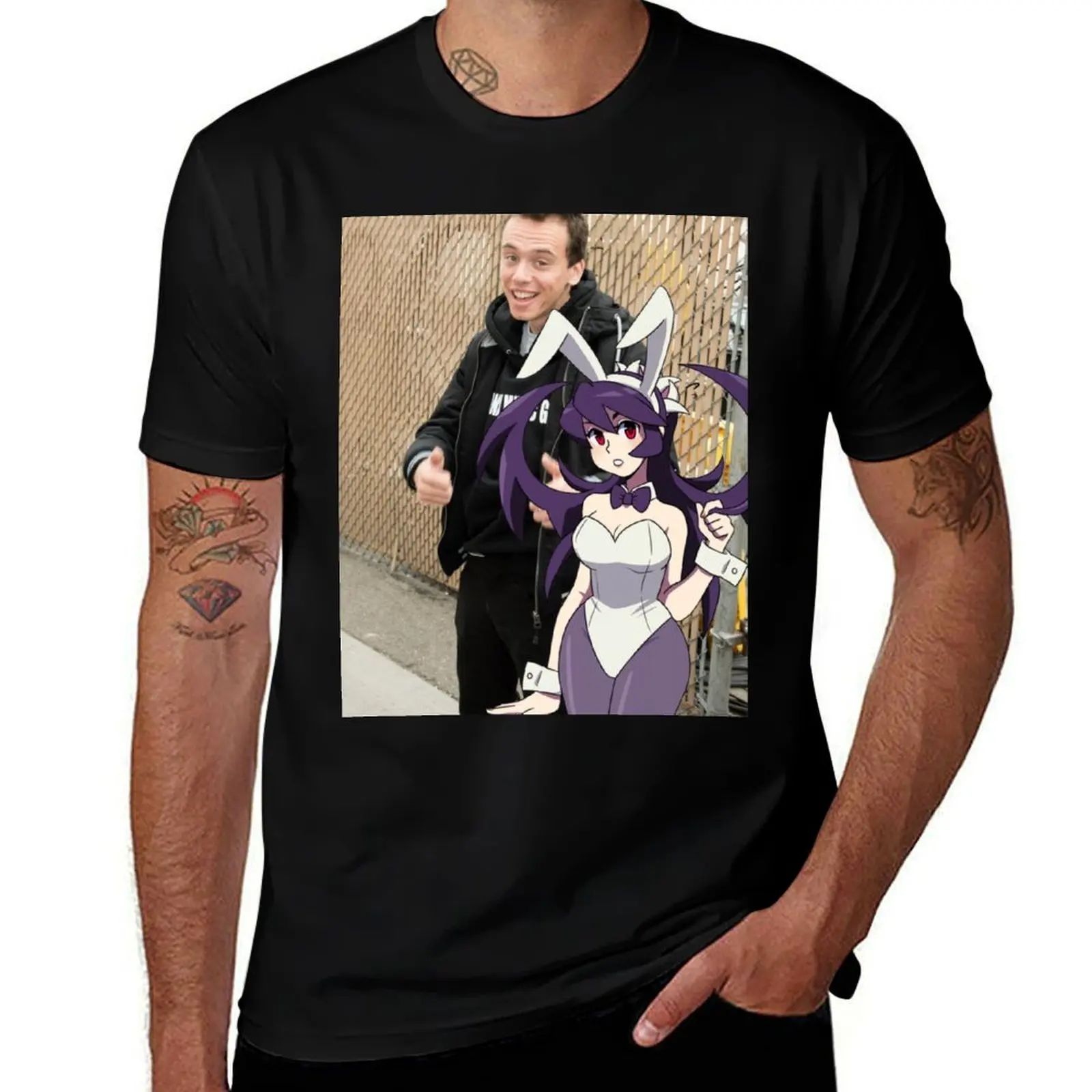 ITS LOGIC YA KNOW IT T-Shirt décontracté à manches courtes au design simple