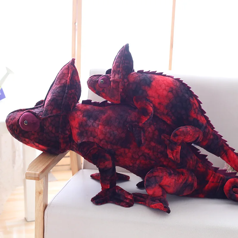 Hot 1Pc 70/100Cm Grote Simulatie Kameleon Pluche Dieren Speelgoed Gevulde Pluche Kameleon Dragon Kussen Speelgoed Verjaardagsgeschenken Kids Speelgoed