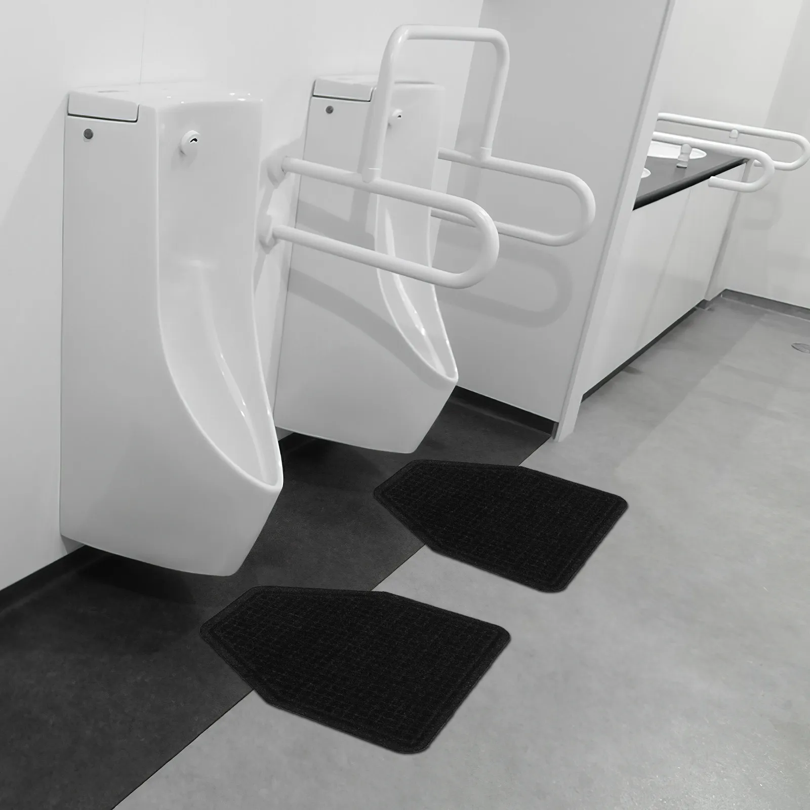 

Non-Slip Urinal Floor Mat for Men Bathroom Absorbent Heavy Duty Washable Reusable Large Size Urinal Mats for Toilet and Dorm Use