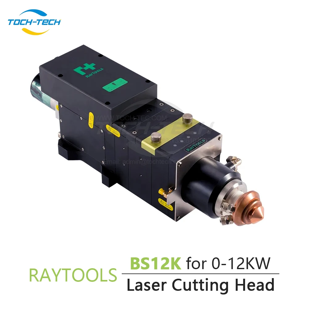 Raytools-Cabezal de corte láser de enfoque automático BS12K para máquina de corte por láser de fibra, 0-12kW