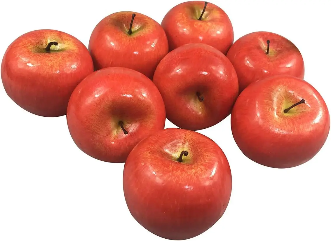 12 stks Kunstmatige Groene Appels Plastic Nep Fruit Kiwi Simulatie Fruit Model voor Thuis Keuken Party Fotoshoot Decoratie