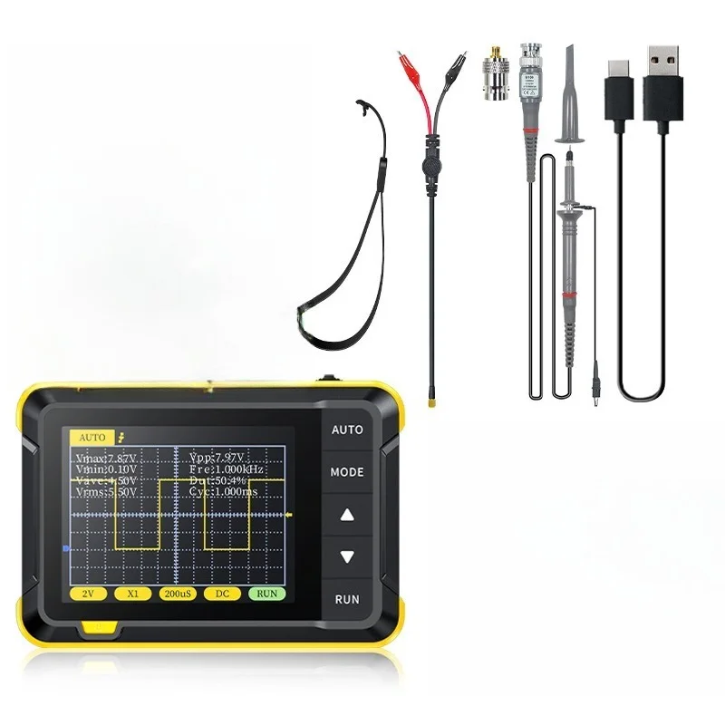 

Handheld small oscilloscope, portable digital oscilloscope