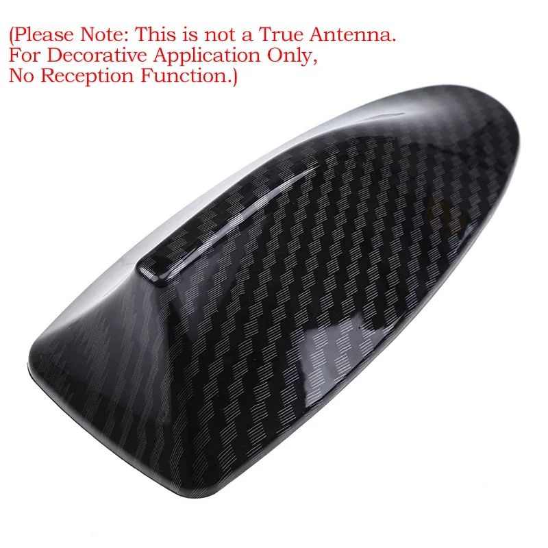 POSSBAY Car Shark Fin Antenna Roof Aerial Imitation Carbon Fiber Decorative Antennas for Polo Chevrolet Toyota BMW Styling