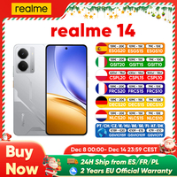 2025 World Premiere realme 14 Smartphone 5G Snapdragon 6 gen 4 6.67'' 120Hz AMOLED Display 6000mAh Titan Battery 50MP OIS Camrea