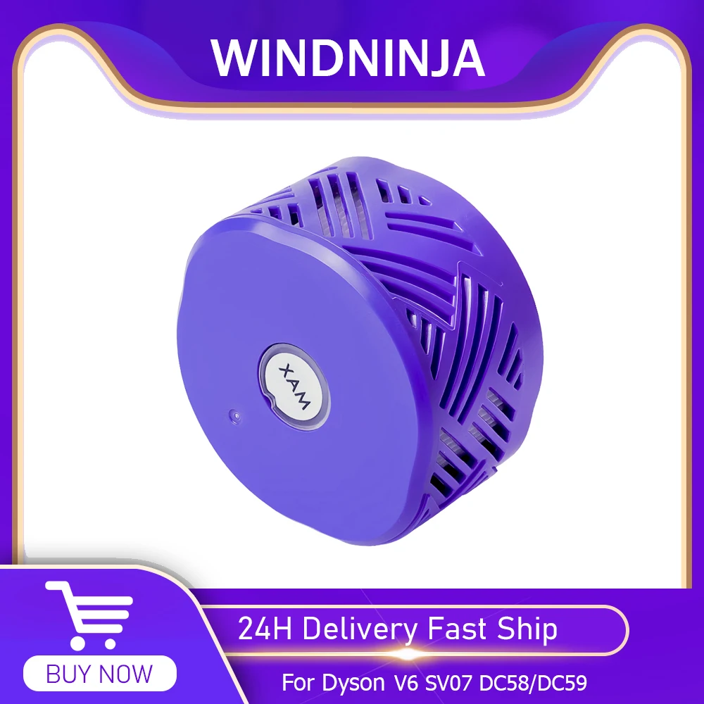 Post Motor HEPA Filter for Dyson V6 SV07 DC58/DC59 Vacuum Cleaner Hepa Air Outlet Replacement Accessories