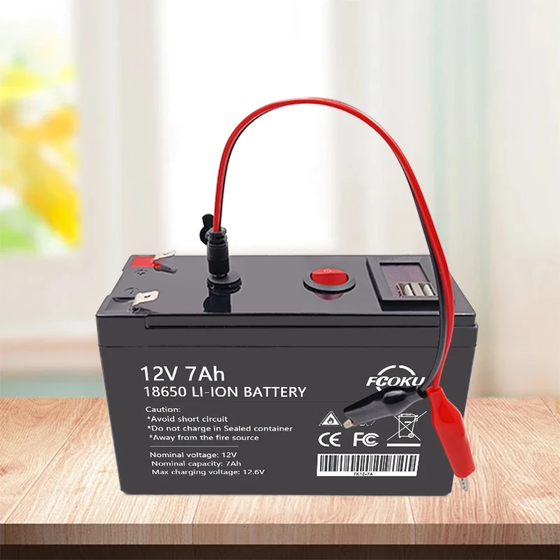 12V 7000mAh 18650 Lithium-Ion Rechargeable Battery Pack . For Lt Can Be Used For Children's Car Toys Emergency Lamp