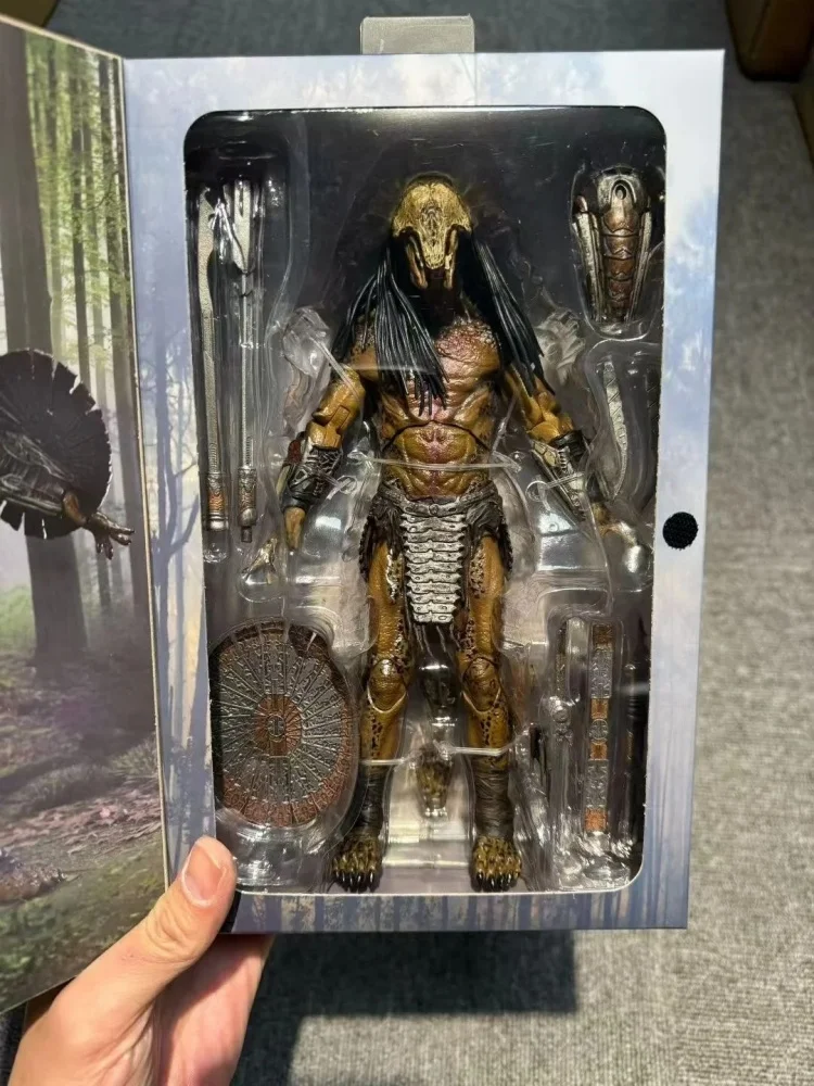 

Neca Authentic Skull Face Feral Predator 7 Inch Articulated Action Figure Collectible Model For Movie Collectors In Stock