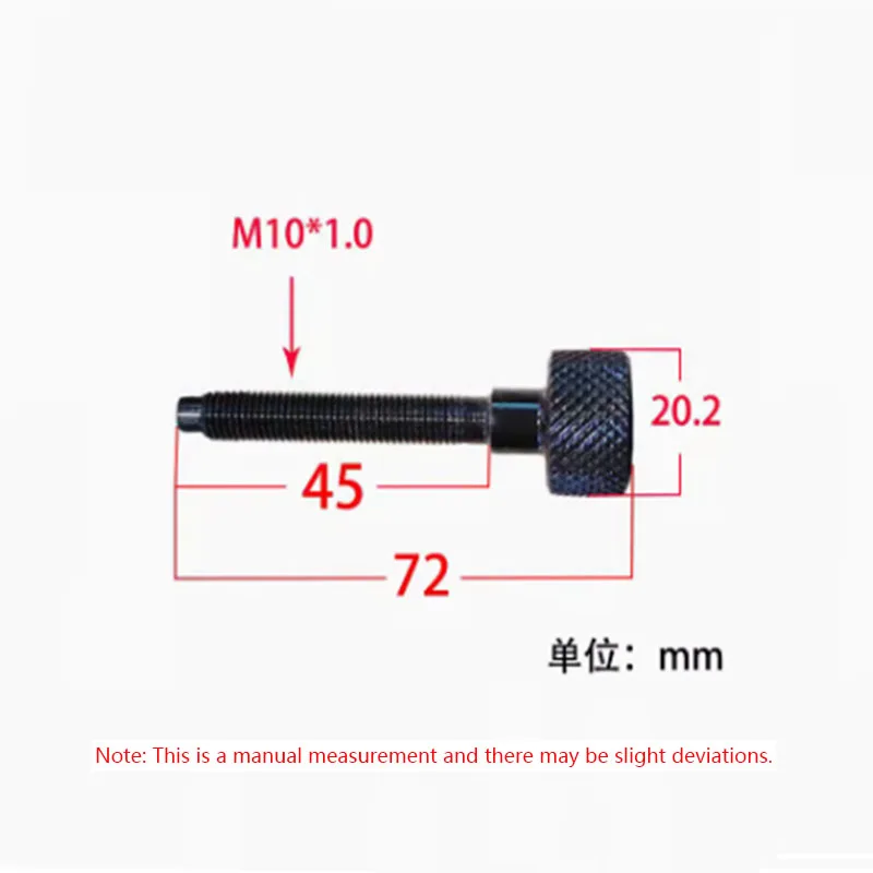 

EDM Accessories Electrode Head Adjustment Spark Machine Accessories Chuck Screw Long Thread Flat Head M10