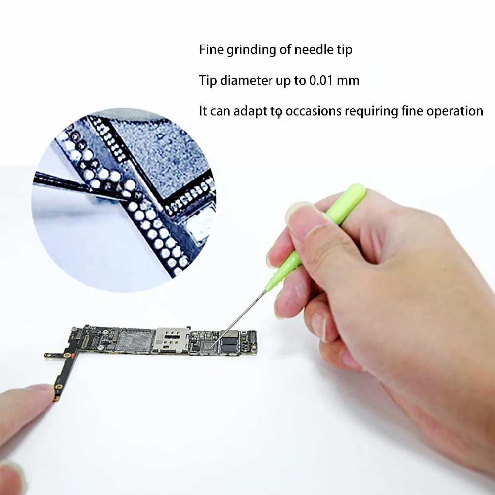 Alat Solder 3in 1, penyolderan + alat perbaikan jarum, bagian Solder bantalan pengerjaan ulang, titik las untuk ponsel, IC Pad sentuh BGA PCB