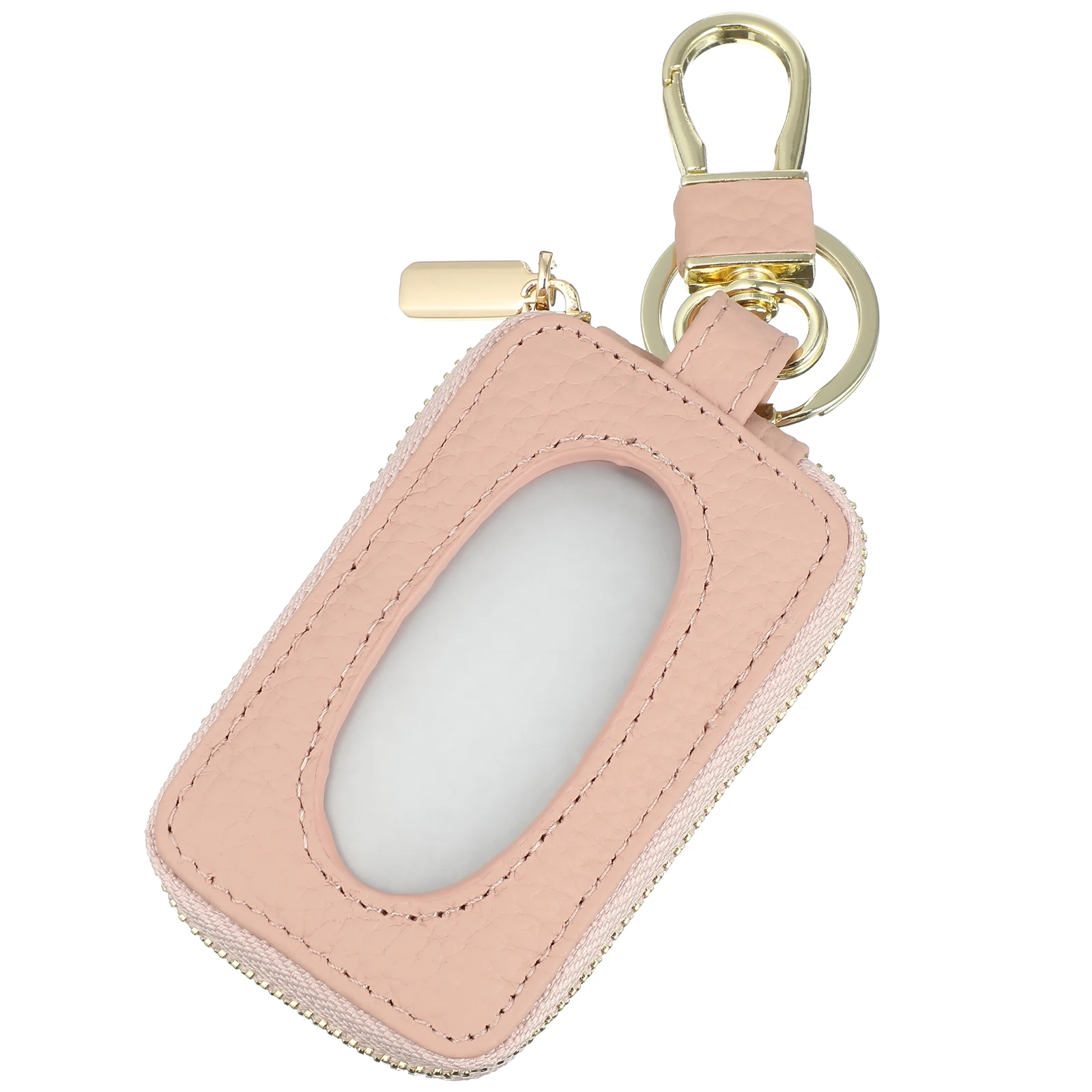

Car Pouch Stylish Minimalist Design Secure Zipper Closure Key Fob Slot Compact Key Organizer For Women Men Car Remote Holder