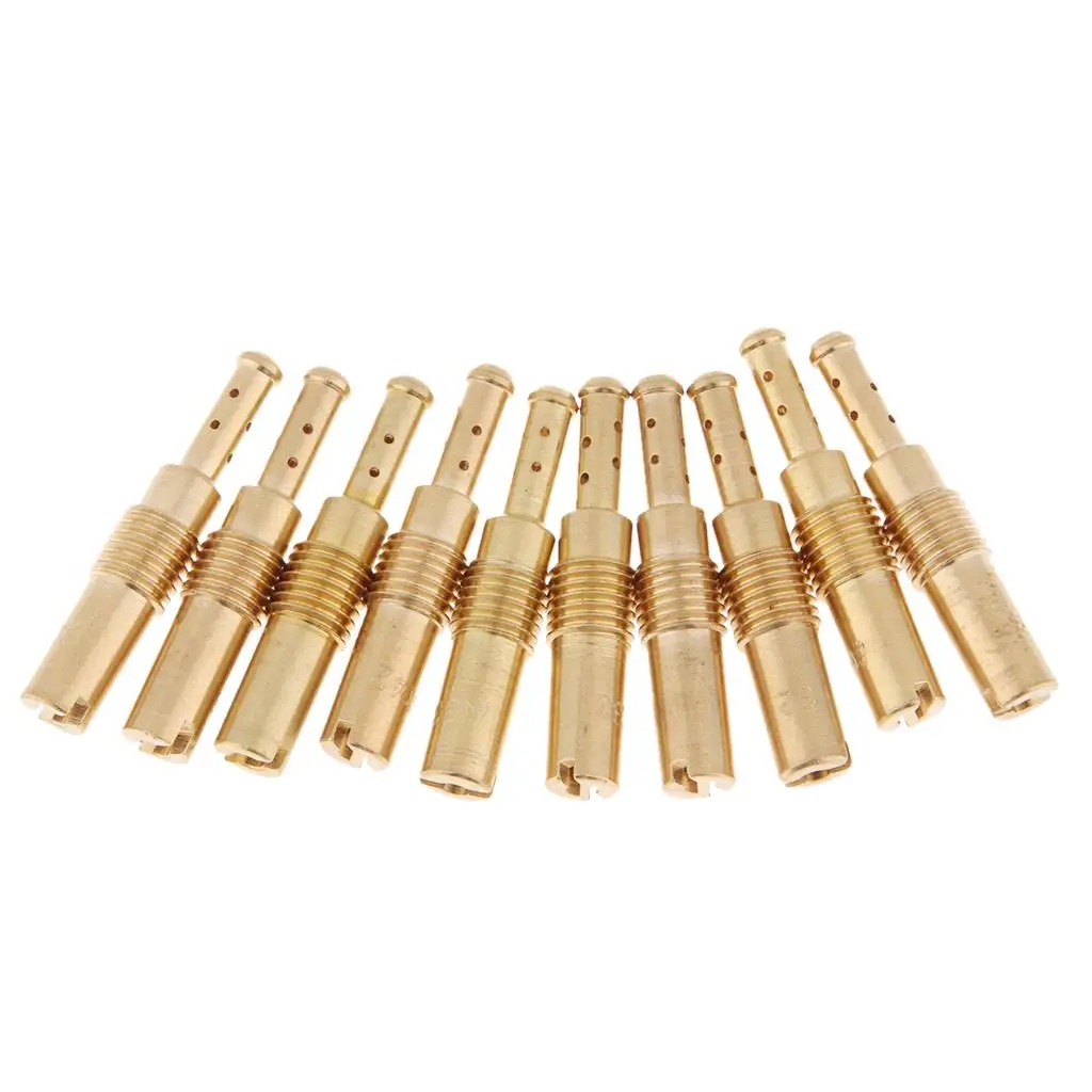 

Motorcycle Slow Pilot Jet Carburetor Copper Injector Nozzle Brass Kit for Yamaha 535 ATV Go Kart Buggy