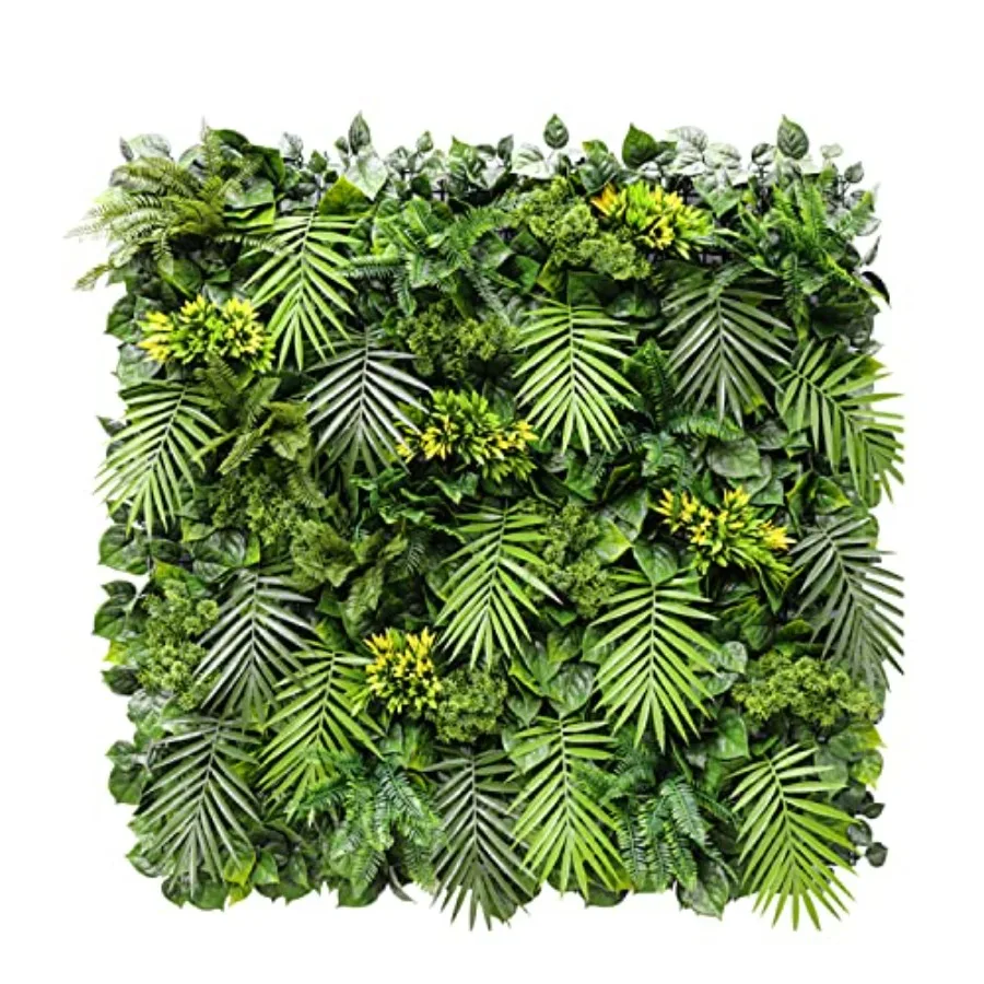 

Искусственные панели для стены Patio Paradise 40x40 дюймов, 1 шт., имитация зелени, панель из самшита, зеленый фон из травы, декор для стен, искусственный забор для создания приватности