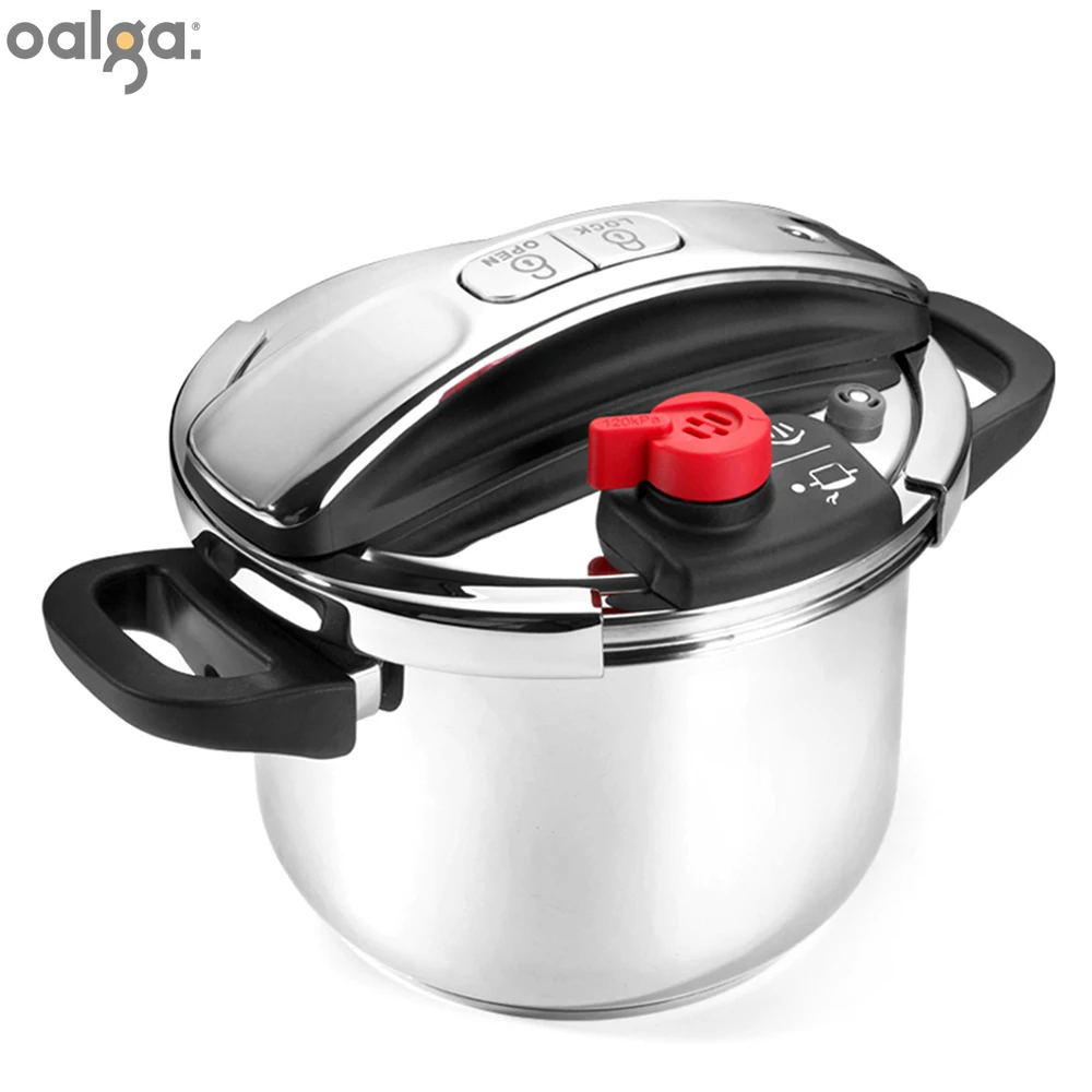 Cookware 304 Stainless Steel Pressure Cooker, Safety Kitchen Pot, Pressure Cooker, Kitchen, Dining Bar Autoclave