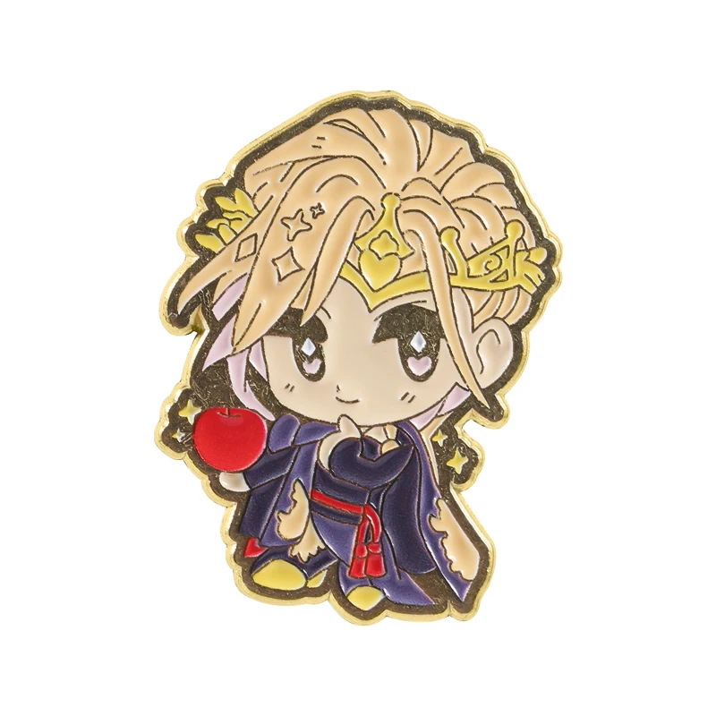 Cartoon-Spiel Q-Version Charakter-Broschen, Zinklegierung Emaille-Material, Niedliches Design, Cosplay-Themen-Pins, Unisex-Accessoire Geschenk
