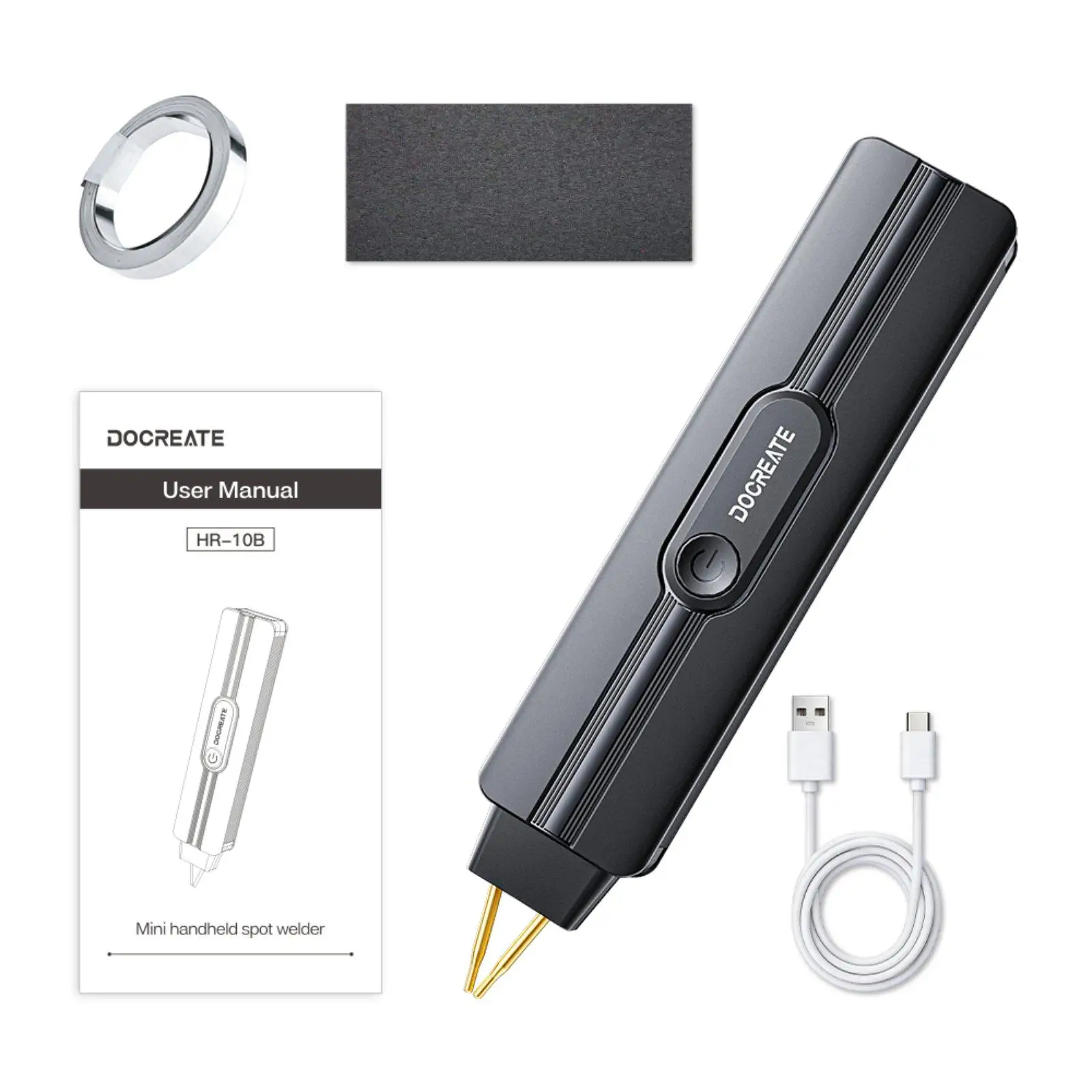 Battery Spot Welder for DIY Repairs Portable Copper Tips Rechargeable Welding Machine Handheld Spot Welder Automatic Mode