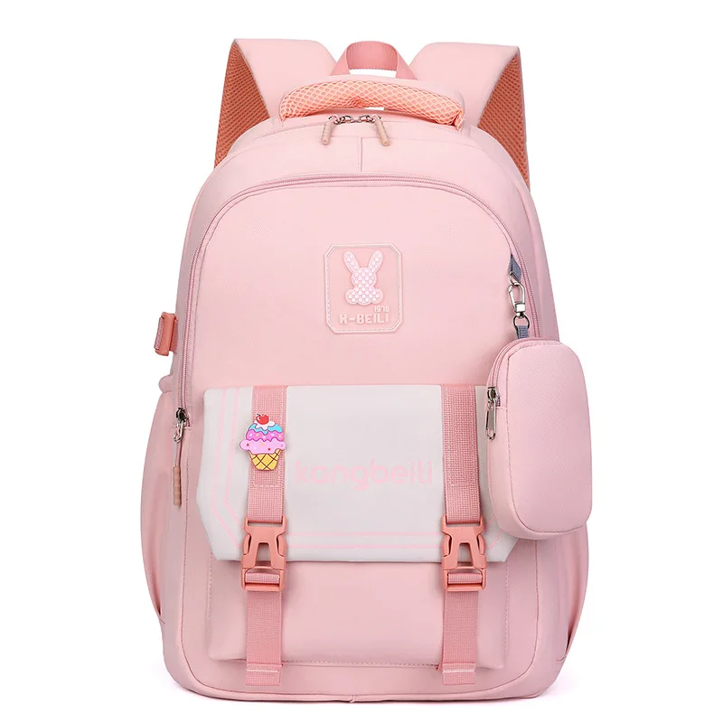 High School Girls Backpack With Pencil Case High Strength Nylon School Bags For Teenage Girls Kawaii Backpack Cute Book Bags