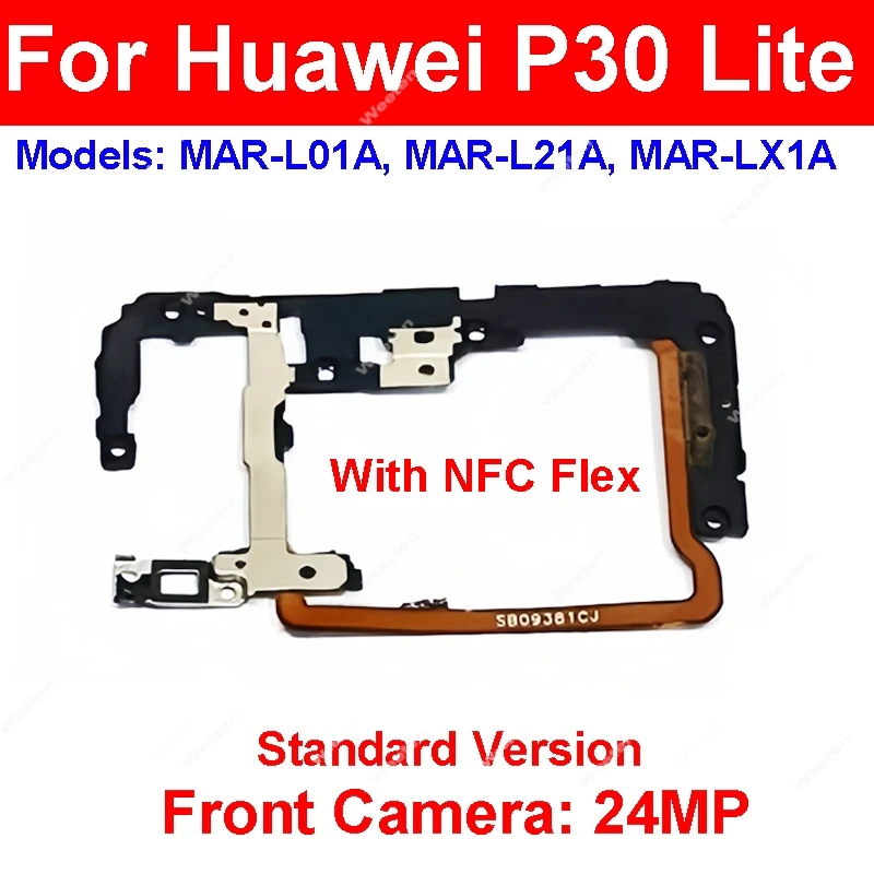 NFC Antenne Sensor Flex Kabel Voor Huawei P30 Lite MAR-LX1A Moederbord Frame Cover Plaat Op Moederbord Flex Kabel Vervangen Deel